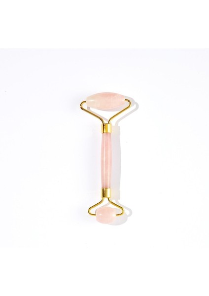 Evet Rose Quartz Face Roller Jade Roller Pembe Sıkılaştırıcı