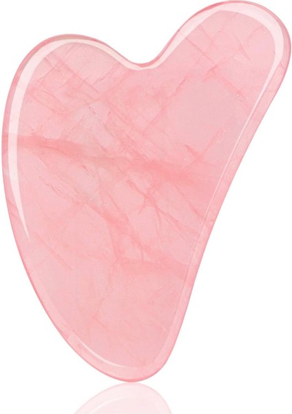 Gua Sha Ice Globes Buz Küresi Soğuk Masaj Topu 2 Adet ve Pembe Kuvars Face Roller &pembe Kuvars Kal