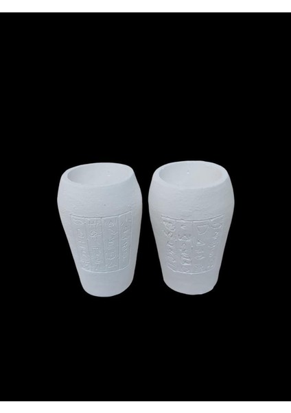 Antik Mısır Vazo Seti 7x4,5cm