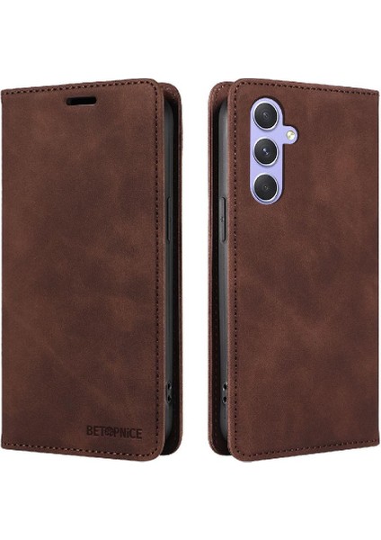 Samsung Galaxy A54 5g Koruyucu Pu Deri Folio Cüzdan Manyetik (Yurt Dışından)