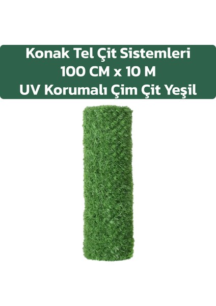 KONAK TEL ÇİT SİSTEMLERİ 100 CM X 10 METRE ÇİM ÇİT