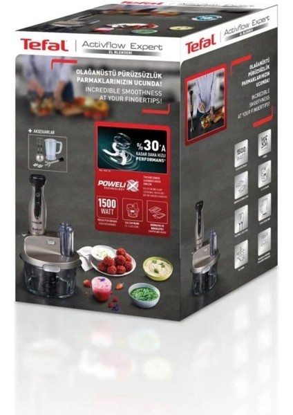 Dilimleyici ve Rende 4 Bıçaklı Powelix 1500W Güç 1,5 Litre Cam Hazneli Blender & Mutfak Robotu