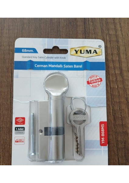 68 Mm. Cerman Mandallı Saten Barel 3 Anahtarlı