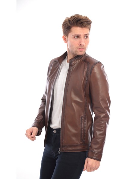 Hakim Yaka Deri Ceket Deri Mont fiyatları