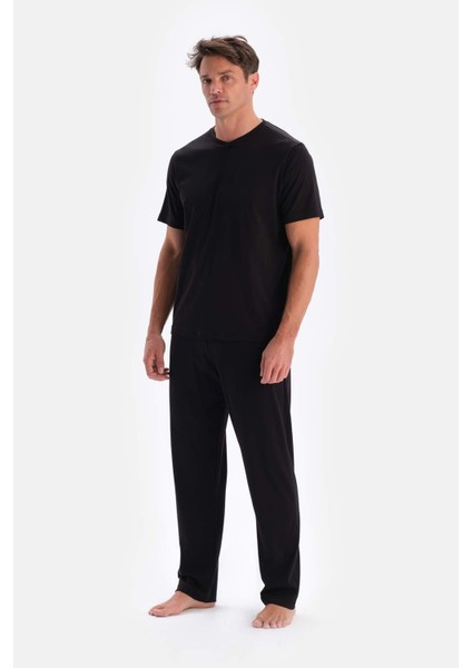 Erkek Bisiklet Yaka Yazlık Penye Eşofman Takımıı