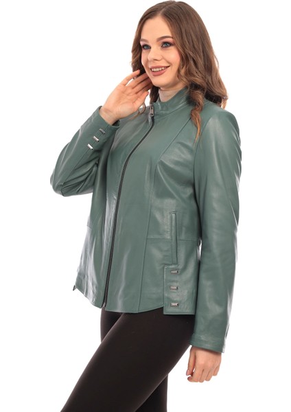 Loungwear Kadın Deri Ceket Deri Mont modelleri