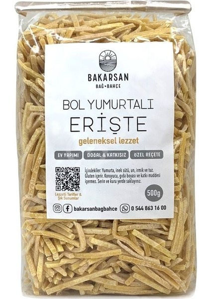Bol Yumutalı Sade Erişte 500 gr