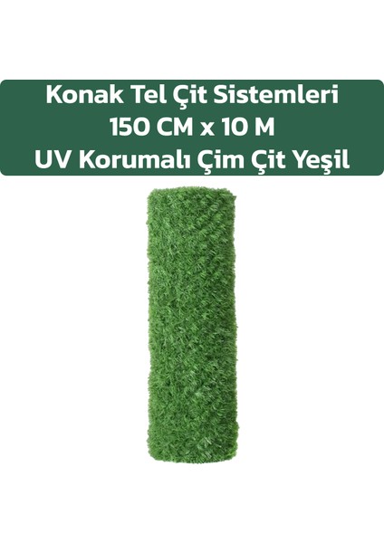 KONAK TEL ÇİT SİSTEMLERİ 150 CM X 10 METRE ÇİM ÇİT