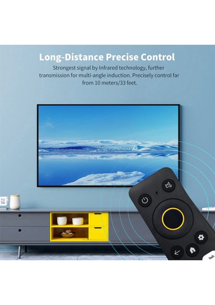 Tv Stick Için Rem-V1 Sesli Uzaktan Kumandayı Değiştirin 4K RMV2105 Smart Tv RMV2101 Smart Tv Neo 4K Smart Tv Stick (Yurt Dışından) modelleri