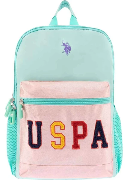 U.S. Polo Assn. Yeşil Pembe Okul Çantası PLCAN24267