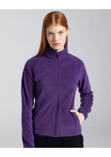 Logo Vavaux 2 Slim Kadın Mor Slim Fit Polar