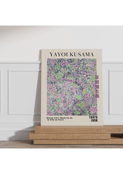 Salon Duvar Dekorasyonu Sanatsal Tablo Yayoi Kusama Kanvas Tablo Oda Duvar Dekor