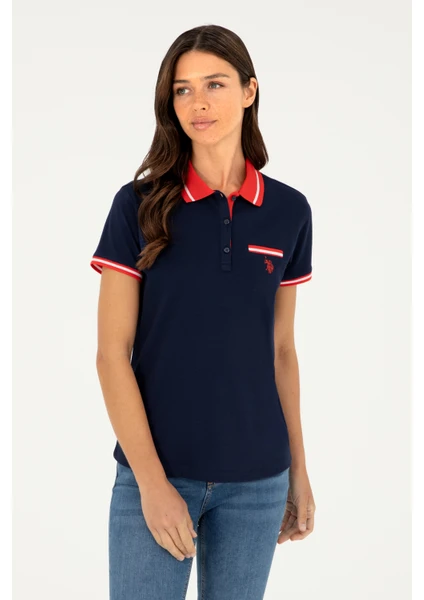 U.S. Polo Assn. 50285842-VR033 Kadın Lacivert T-Shirt