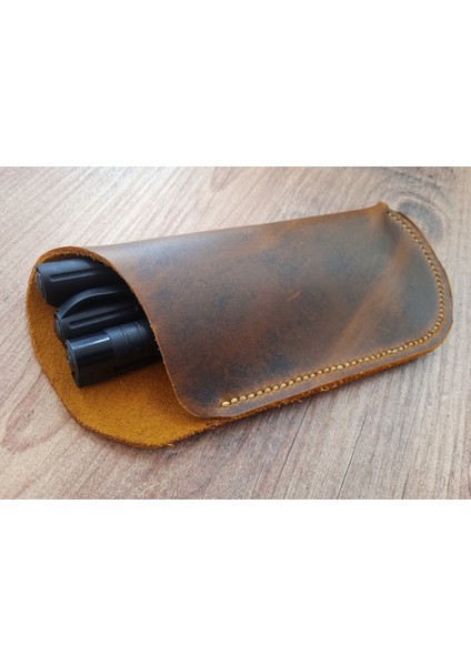 Hakiki Deri El Emeği Özel Kalemleriniz Için Kalem Kutu 17,5 cm 7 cm ( 3-4 Kalem Için ) 10NH
