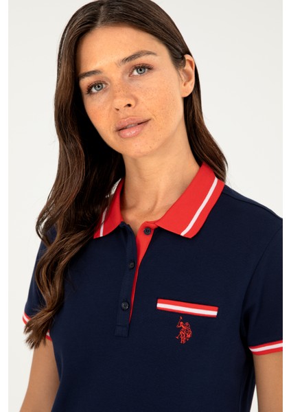 U.S. Polo Assn. Kadın Lacivert Tişört 50285842-VR033