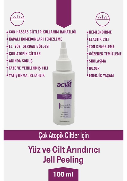 Jell Peeling - Çok Atopik Ciltler İçin  Arındırıcı 100 ml