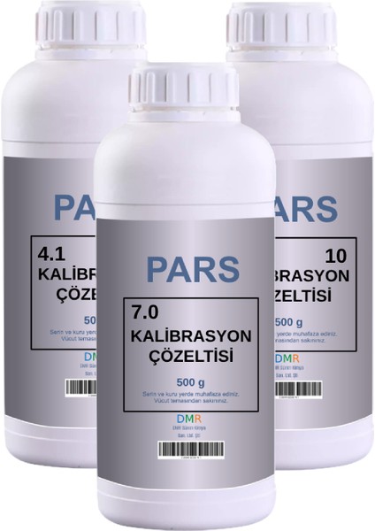 Ph 4 01 7 00 10 0 Kalibrasyon Çözeltisi Set 3 x 500 ml