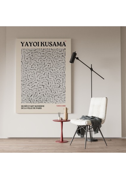 Yayoi Kusama Sanatsal Tablo Salon Duvar Dekroasyonu Kanvas Tablo