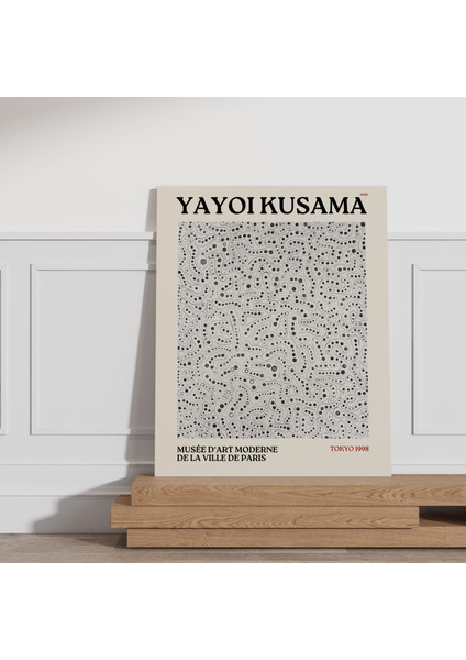 Yayoi Kusama Sanatsal Tablo Salon Duvar Dekroasyonu Kanvas Tablo