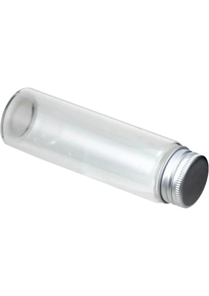 Metal Çevir Aç Kapaklı Cam Baharatlık Saklama Kabı 4 ADET-160 ml