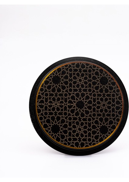 EE197-V2 Trellis Desenli Yuvarlak Tepsi 31.5 cm