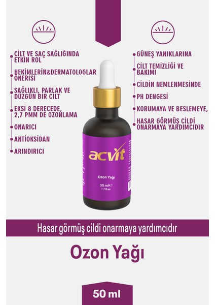 Ozon Yağı - Saf - 50 ml