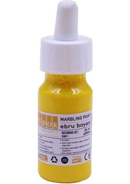 Ebru Boyası 25 ml Limon Sarı