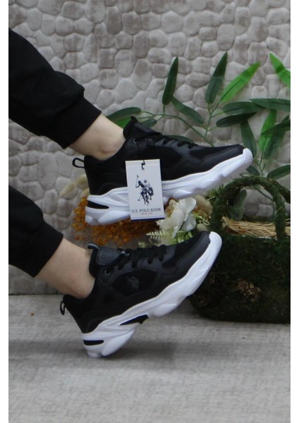 Bob Siyah Kadın Sneaker Spor Ayakkabı V6 indirimleri