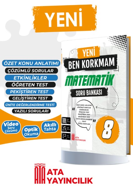 8. Sınıf Yeni Ben Korkmam Matematik Soru Bankası