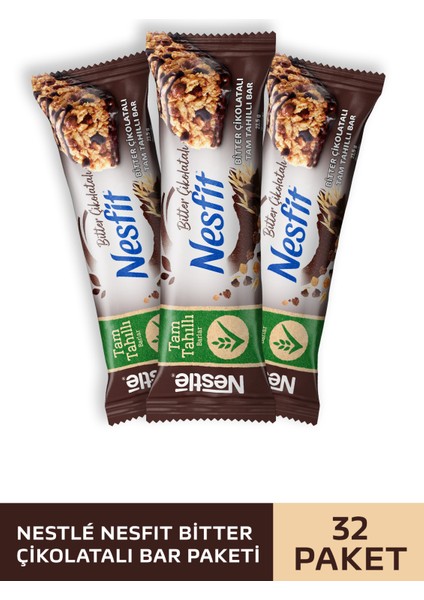 Nestlé Nesfit Çikolatalı Tam Tahıllı Bar 32X23,5G