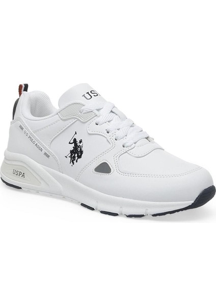 Vance Erkek Beyaz Cilt Spor Ayakkabı V3 modelleri