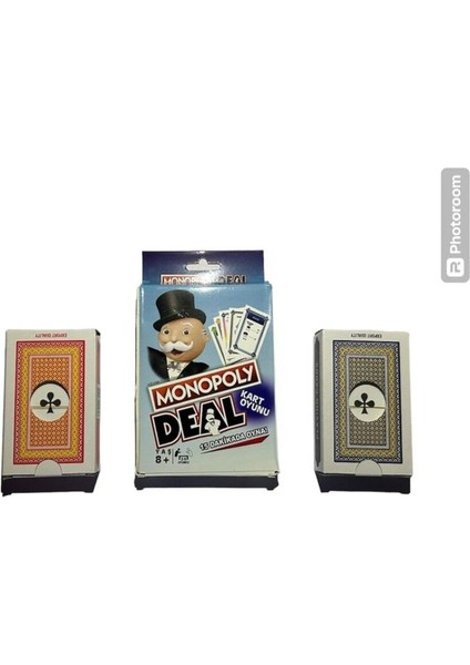 Monopoly Deal ve 2 Deste Iskambil Kağıdı