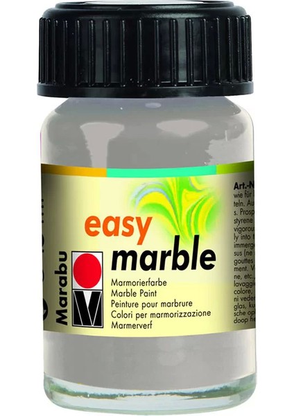 Easy Marble Ebru Boyası 15ML NO:082 Silver