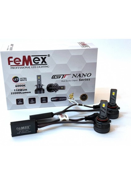 Hb4 9012 LED Xenon LED Headlight Femex Gt Nano Csp Lextar