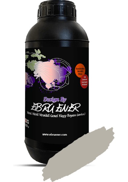 Anka Vernikli Genel Yüzey Boyası (Grej Gri Bej 250 Gr.)