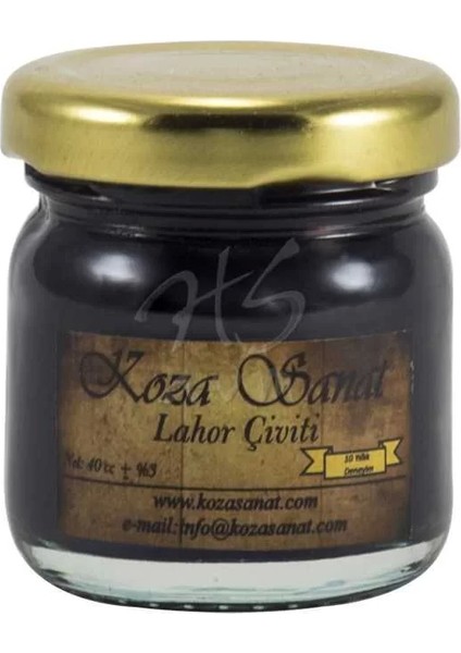 Sanat Ezilmiş Ebru Boyası Pigment Lahor Çiviti 40ML