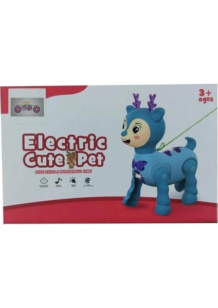 Aya Toys Sesli ve Işıklı Sevimli Evcil Hayvanlar Geyik