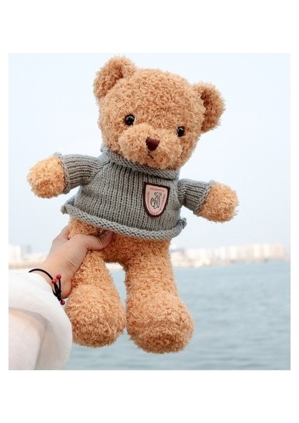 30CM Ayı Ragdoll Kazak Teddy Bear Doll Peluş Oyuncak (Yurt Dışından)