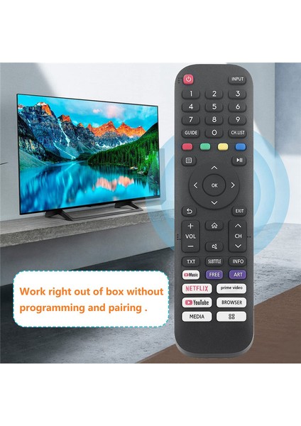 EN2J30H Vidaa Smart Tv Için Uzaktan Kumandayı Değiştirin (Yurt Dışından) fırsatları