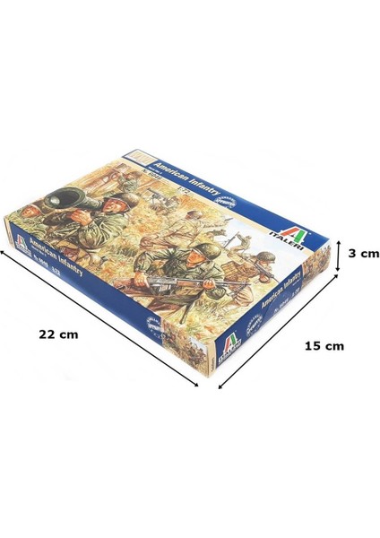 Italeri 6046S 1/72 Wwıı Amerikan Piyadeleri Demonte Plastik Maketi