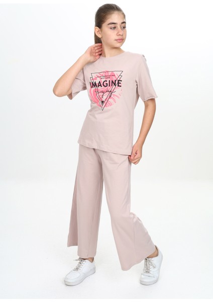 Magıne Everyday Baskılı Kız Takım 3043-4043