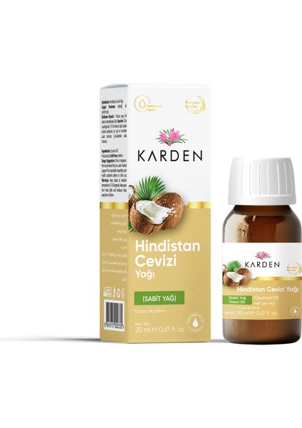 Hindistan Cevizi Yağı 20 ml