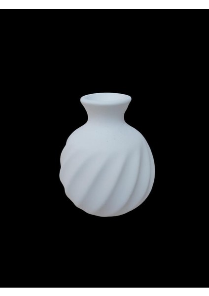 Burgulu Tombul Vazo 10X8CM