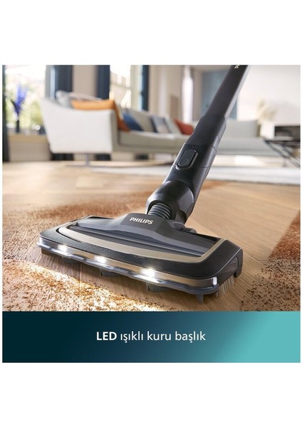 Bldc Aqua Trio Ultra Yeni 3'ü 1 Arada (Islak, Kuru ve Moplu) Sarjlı ve Kablosuz Dik Süpürge 71 Dba