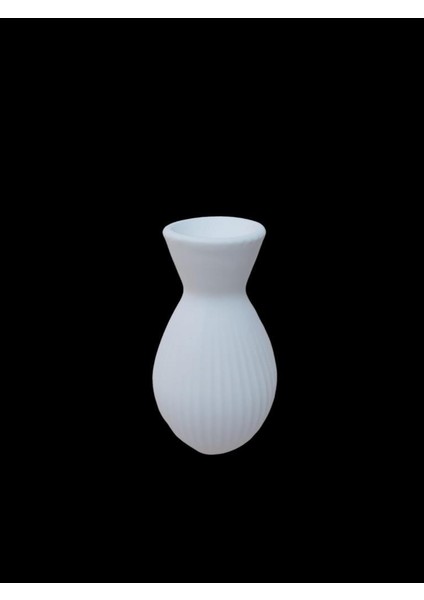 Çizgili Küçük Vazo 8X5CM