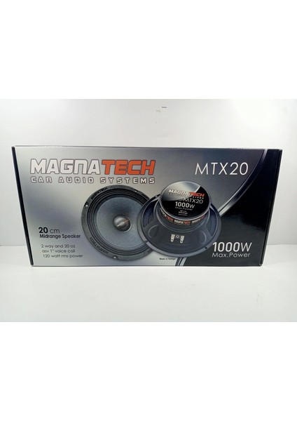 Magnatech 20CM Midrange – Magnatech 1000W Midrange Hoparlör – Midrange 20CM