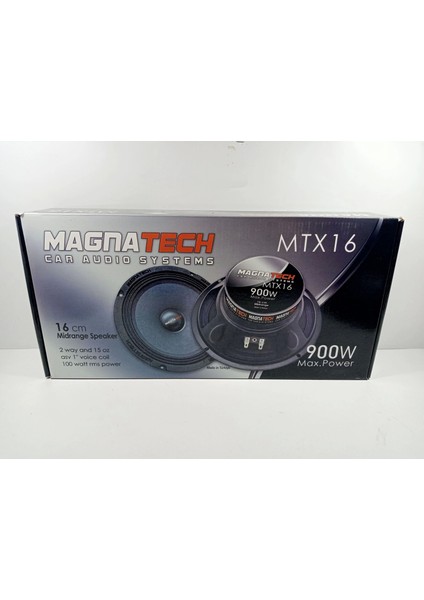 Magnatech 16CM Midrange – Magnatech 900W Midrange Hoparlör – Midrange 16CM