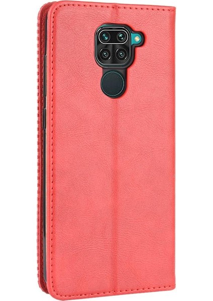 Xiaomi Redmi Not 9 Için Kılıf Pu Deri Cüzdan Manyetik Kapatma (Yurt Dışından)