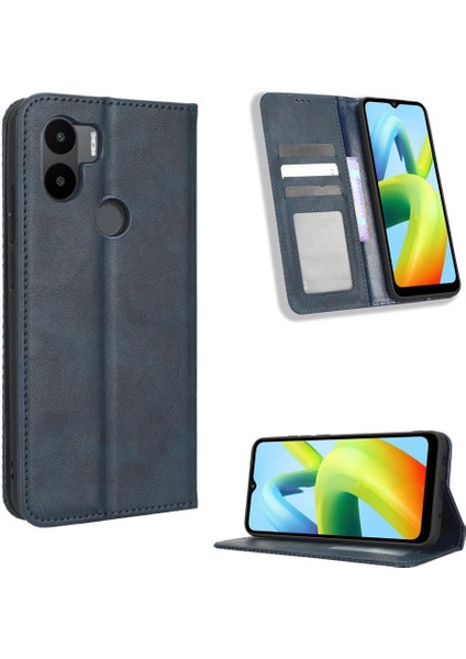 Xiaomi Redmi A1 Artı Pu Deri Manyetik Kapatma Cüzdan (Yurt Dışından)