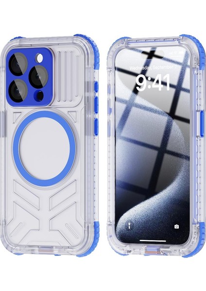 Iphone 15 Pro IP68 Su Geçirmez Tam 12FT Askeri Darbeye Dayanıklı (Yurt Dışından)